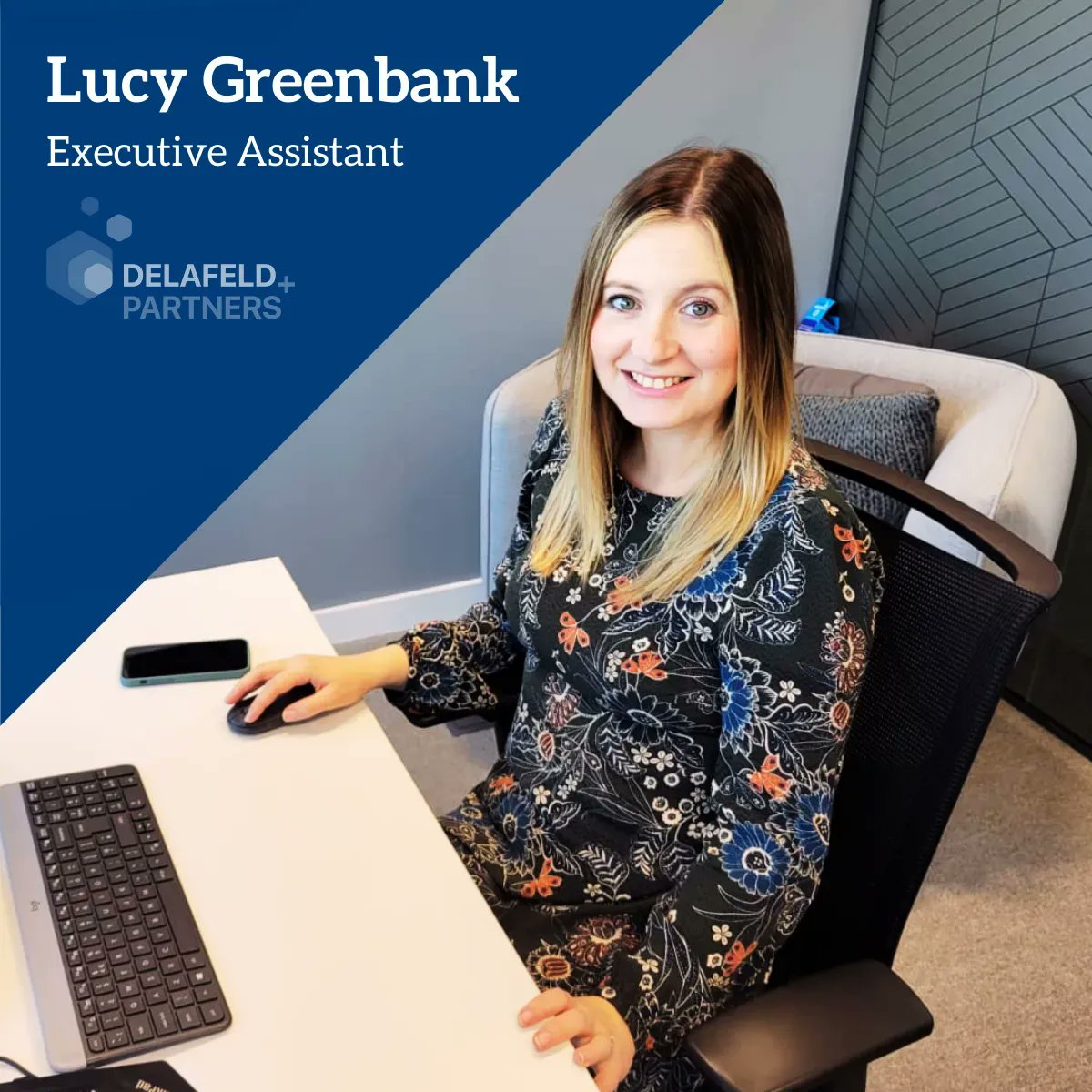 Executive Assistant Lucy Greenback has made a big impact on our operations since joining in November. She brings discipline, expertise and energy to how we work, and we're delighted to have her play such a pivotal role in our team.

#meettheteam #businesstransformation