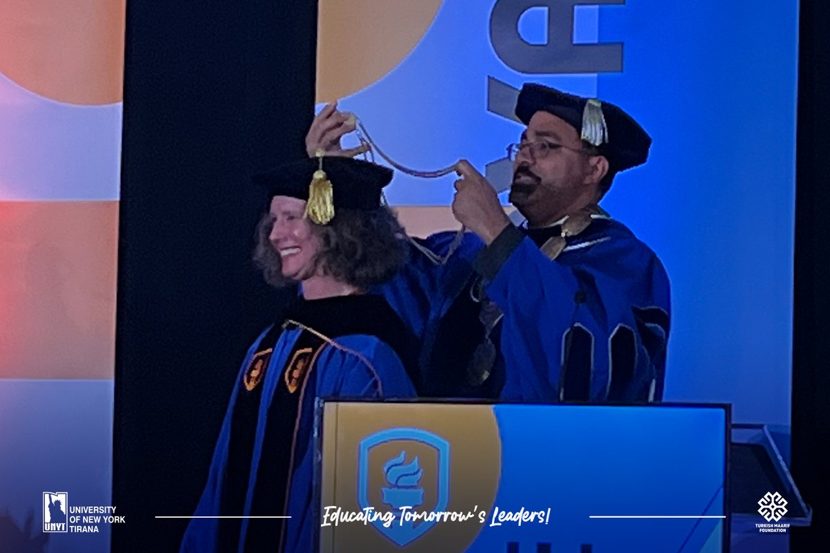 UNYT_Official's tweet photo. 📯UNYT Rector Prof. Dr. Erkan Erdemir was part of the celebration of the inauguration of Lisa Vollendorf, PhD. as the sixth president of Suny Empire, which took place in Saratoga Springs, NY, USA. 🗽
@SUNYEmpire
#unytec #unytisgrowing #joinunyt #unytisready4you https://t.co/mJ3FOyyyTQ