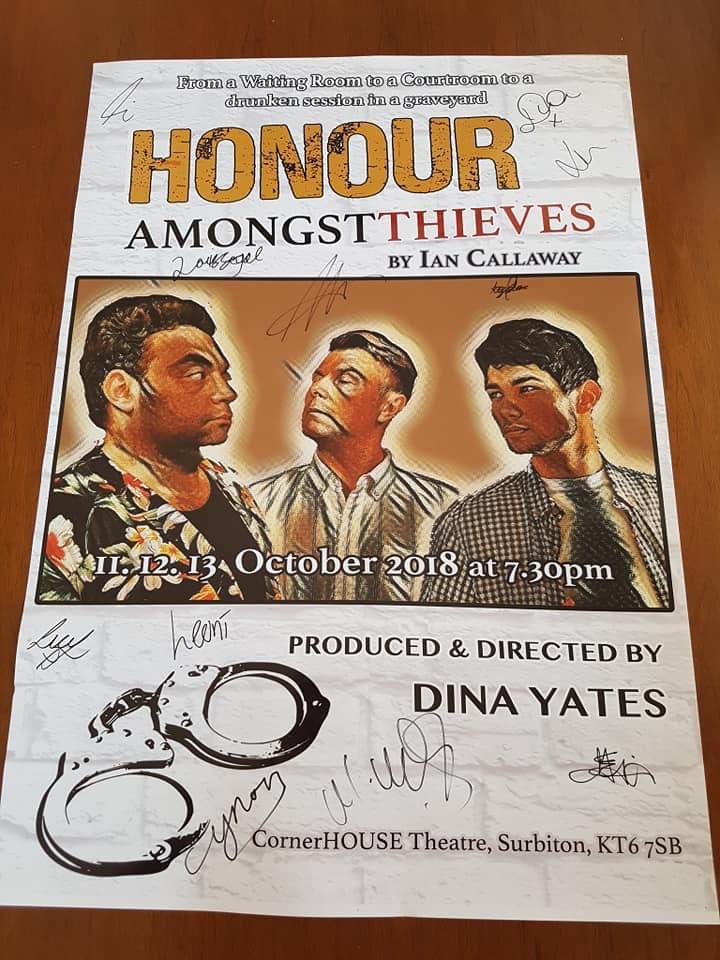 Happy memories of my #HonourAmongstThieves on #WorldTheatreDay. #Theatre #worldtheatreday2023.