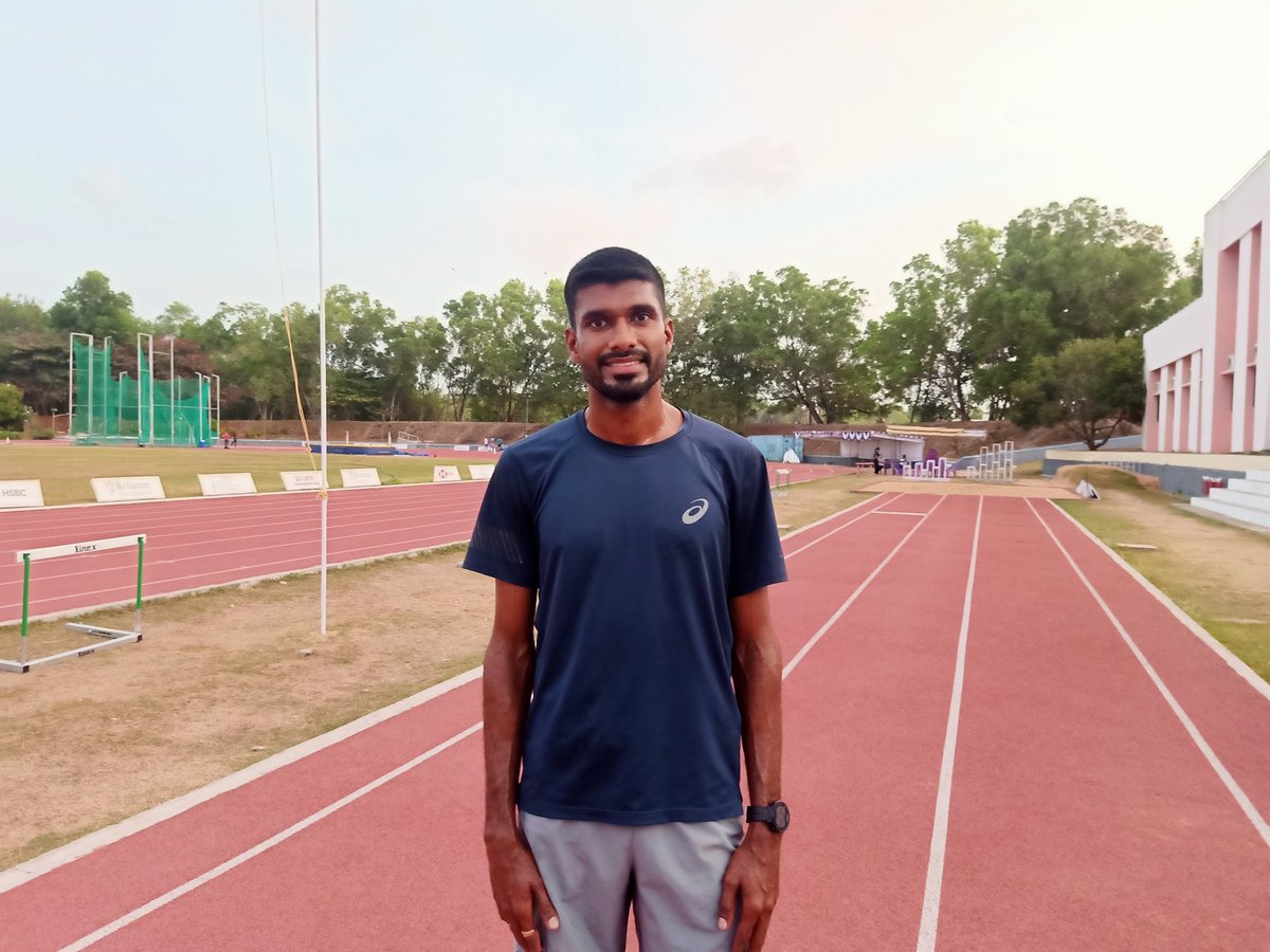 National record holder and @asiangames2018 @JinsonJohnson5 returned to winning ways after nearly  14-month break forced by a ligament injury and bagged the gold in 1500m clocking 3:44.52s  in the Indian GP-2 @LncpeT. He was elated as he beat his own expectations
@19thAGofficial