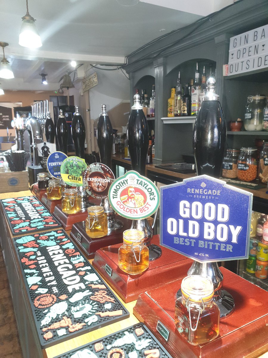 Starting the week off with this fine line up on cask. @renegad3brew @TimothyTaylors @FallenAcornBrew @OakhamAles @Loddonbrewery @GoffsBrewery #newbeery #indiesnewbury #visitnewbury