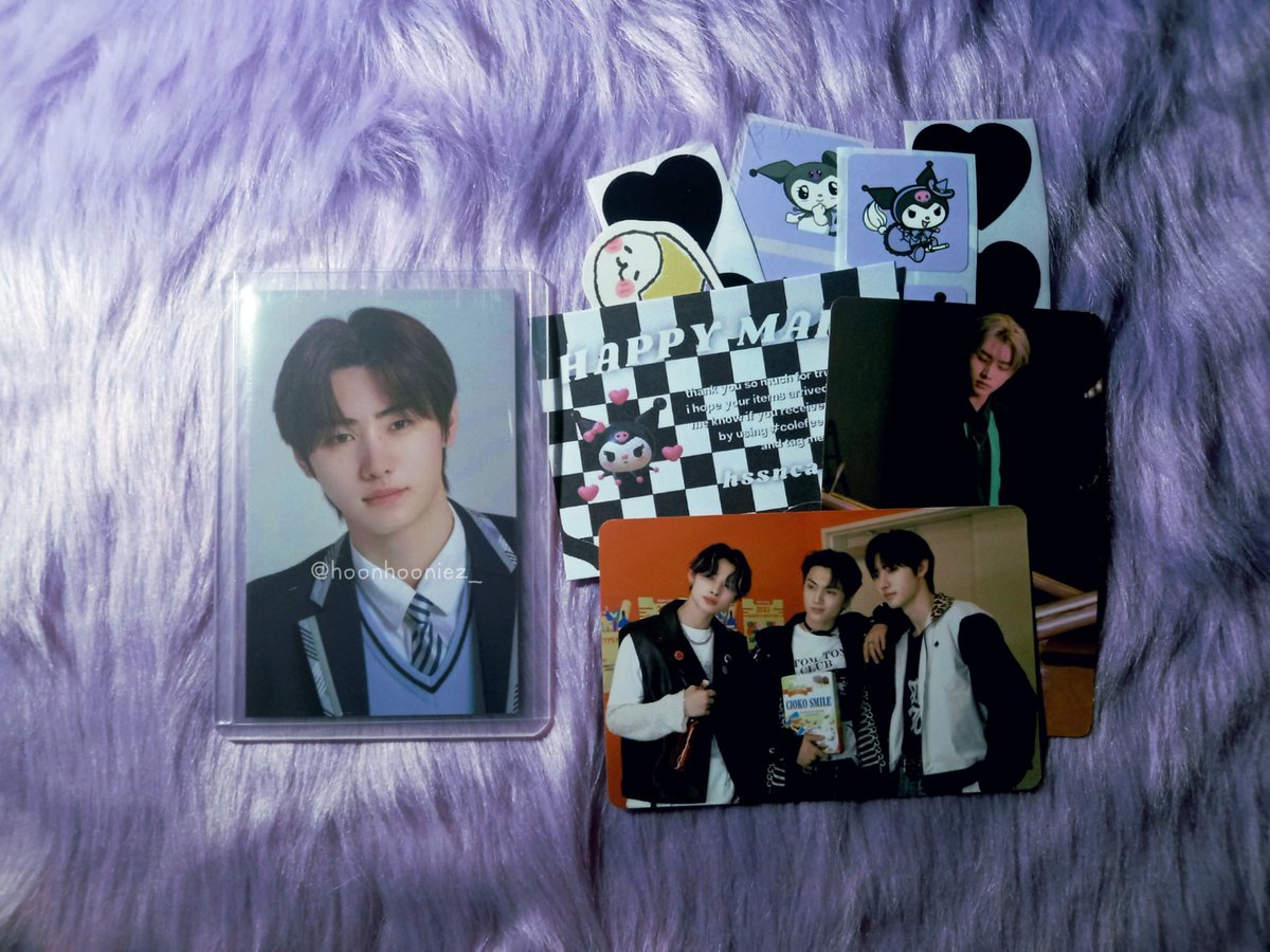 hoonhooniez_'s tweet photo. Fr: @hssncartsz ✨️
Hi! My Sunghoon Binder pc came home🥹 tysm for the good service, kabado bente na baka mawala parcel but thank you dumating ng safe ang pogi :>
#colefeedbacks https://t.co/P4KqfTrue4
