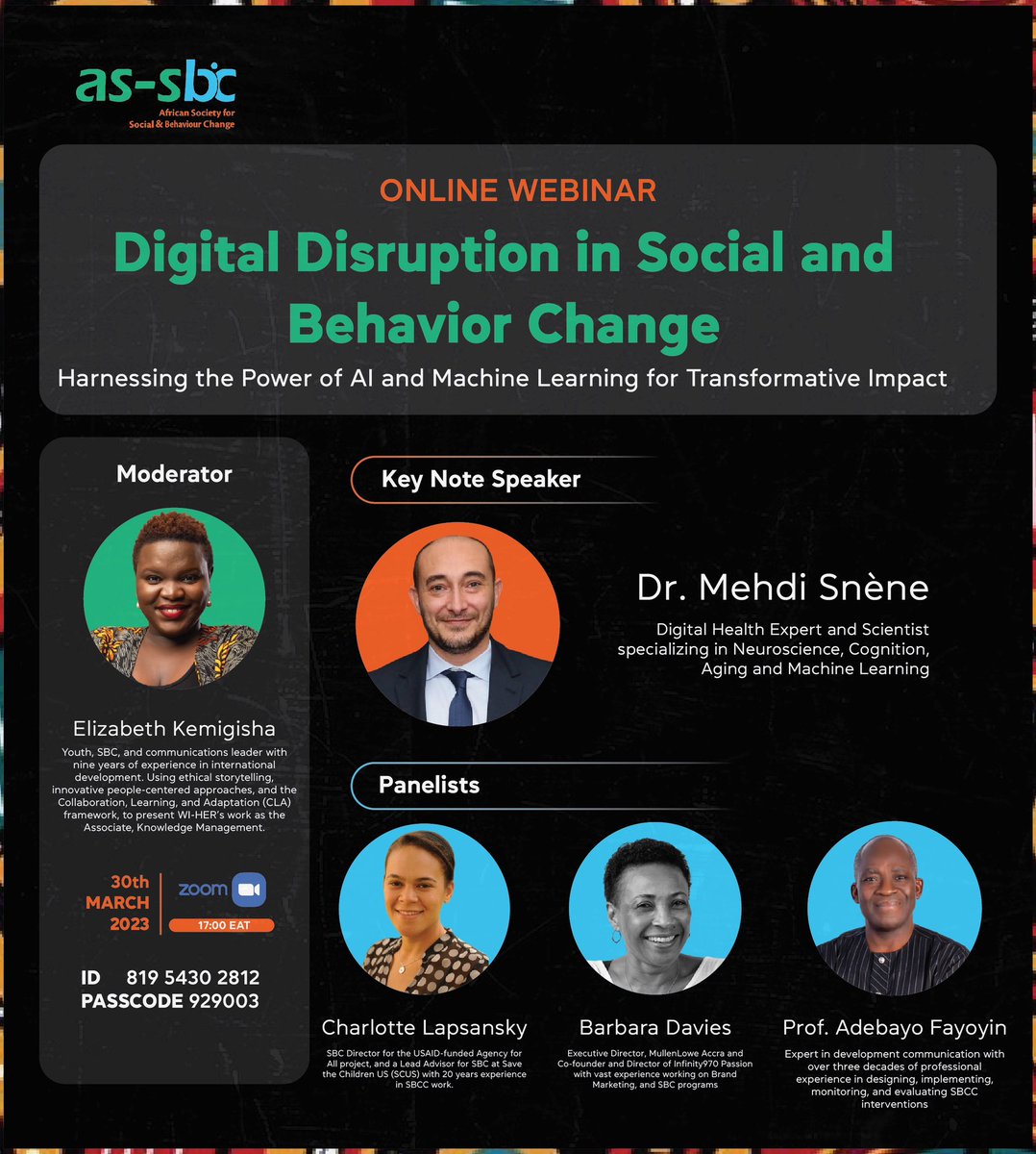 𝟮 𝗱𝗮𝘆𝘀 𝘁𝗼 𝗚🎊
Have you registered yet?

Don't miss out on our first anniversary– register now and join us on Thursday, 30th March at 5 PM (EAT).

__To register ⤵️
🎊 bit.ly/3n33JBb

.
.
.
.
.

#development #communication .
#ASSBCa1
#sbc