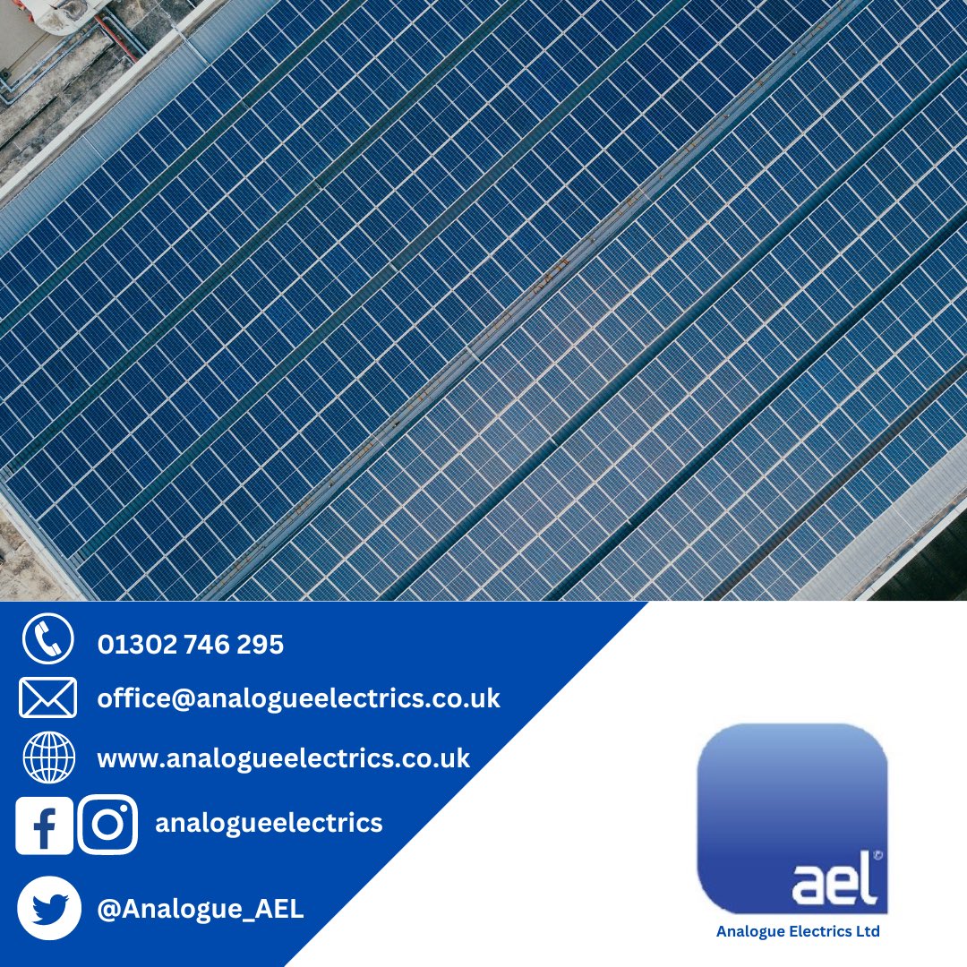 Analogue_AEL's tweet photo. Industrial units often have fantastic roofs.
Solar will increase your green credentials.
Help you achieve a better EPC.
And help us all reach Net Zero.
Call AEL today.
01302 746 295 
https://t.co/wXpGDd4IT8
#AELSolar #solarpanels #solarenergy #gogreen  #doncaster #retford https://t.co/3yQMgoJzh2
