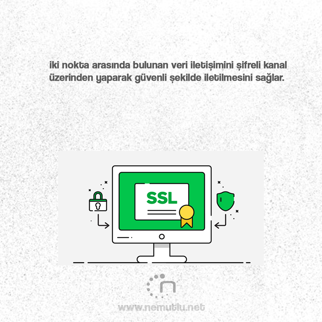 nemutluyazilim's tweet photo. iki nokta arasında bulunan veri iletişimini şifreli kanal üzerinden yaparak güvenli şekilde iletilmesini sağlar
https://t.co/xCgVQZhpqn
#ssl #sslnedir #yazılım #eticaret #website https://t.co/DP3wY30klK