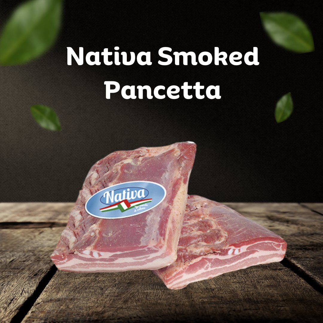RowcliffeLtd's tweet photo. Nativa Smoked Pancetta is a versatile Italian meat; salt cured and smoked, made with the belly of a pig.
https://t.co/nztWqySV1a
#pancetta #foodporn #food #italianfood #pasta #foodblogger #cucinaitaliana #foodie #foodlover #pizza #bacon #salame #foodstagram #foodie #italy https://t.co/kMhiMvt3Cw