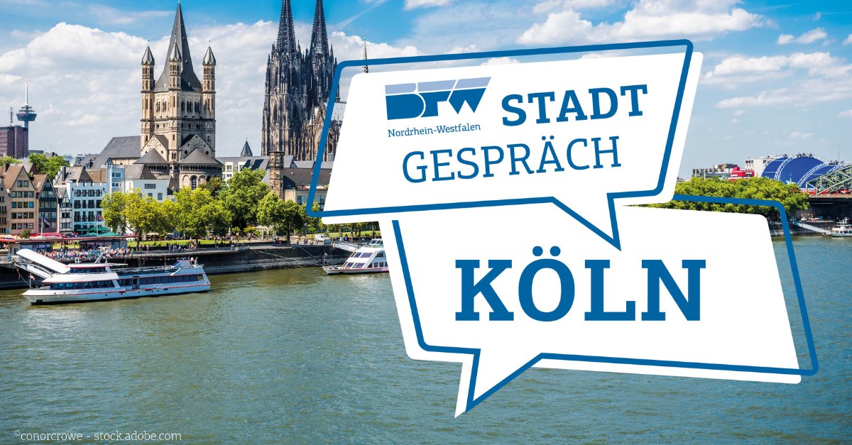 Am 19. April findet unser BFW-Stadtgespräch Köln statt. Unter anderem mit dabei: Der #Köln|er Stadtentwicklungsdezernent Andree Haack.
Alle Infos zu Programm und Anmeldung hier ▶️ bit.ly/42JBUOt

#bfwnrw #mittelstand #gewerbe #wohnungswirtschaft