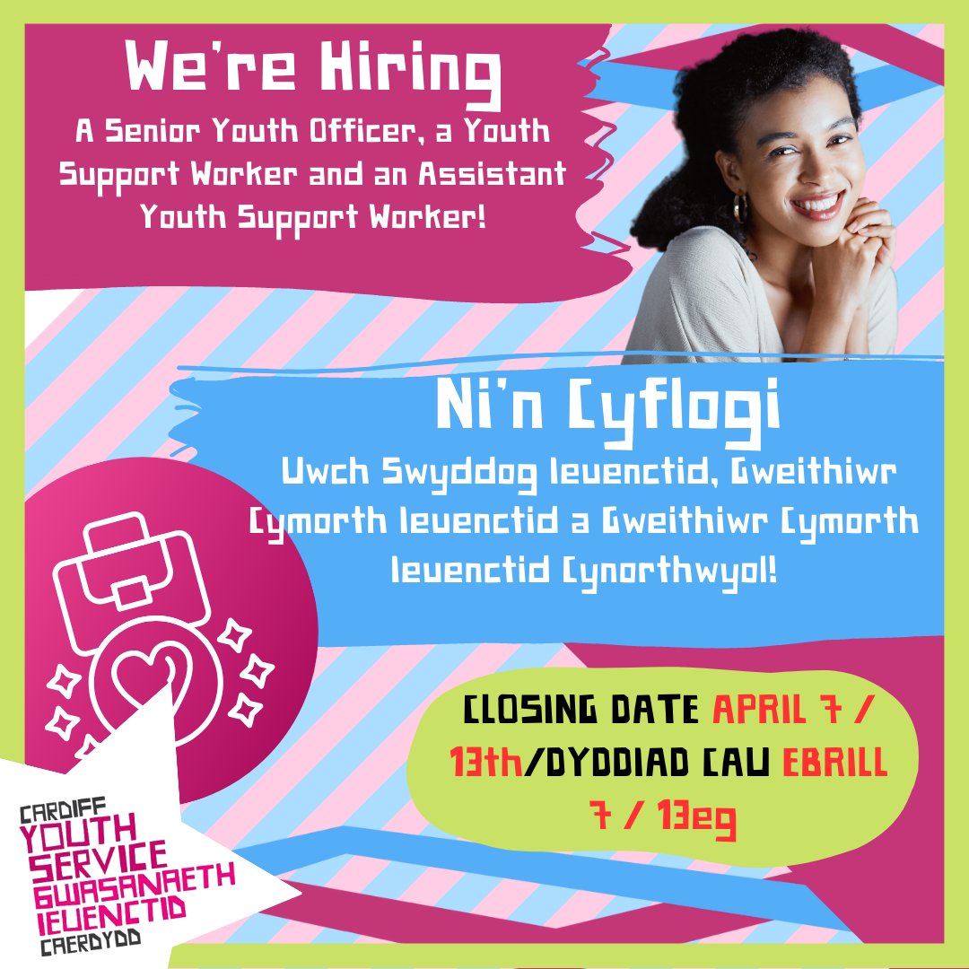 ⭐️SYO⭐️ jobscardiffcouncil.co.uk/internal/jobs/…
🏴󠁧󠁢󠁷󠁬󠁳󠁿USI (CY)🏴󠁧󠁢󠁷󠁬󠁳󠁿 jobscardiffcouncil.co.uk/internal/jobs/…

⭐️YSW⭐️ jobscardiffcouncil.co.uk/internal/jobs/…
🏴󠁧󠁢󠁷󠁬󠁳󠁿GCI (CY)🏴󠁧󠁢󠁷󠁬󠁳󠁿 jobscardiffcouncil.co.uk/internal/jobs/…

⭐️AYSW⭐️ jobscardiffcouncil.co.uk/internal/jobs/…
🏴󠁧󠁢󠁷󠁬󠁳󠁿GCIC (CY)🏴󠁧󠁢󠁷󠁬󠁳󠁿 jobscardiffcouncil.co.uk/internal/jobs/…