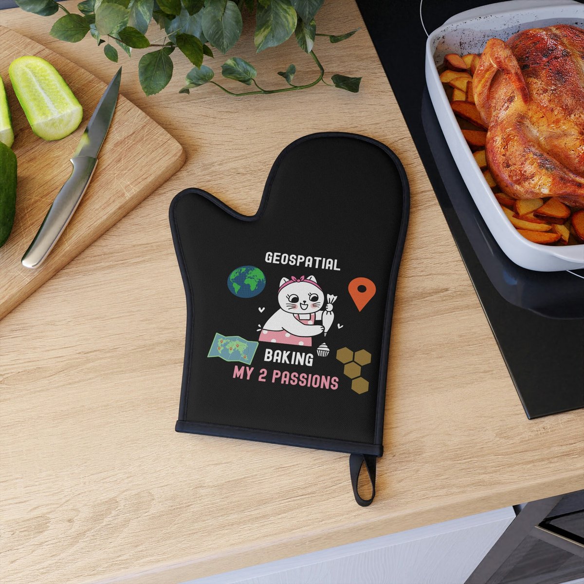 Protect your hands while showing off your love for baking and geospatial technology with our unique oven glove! 🐱🧁🌍 #geospatial #baking #kitchenaccessories etsy.me/3TLWHwO #cuteaccessories #bakinglove #geospatialdata #gis #esri #bakinglover #kitchengift