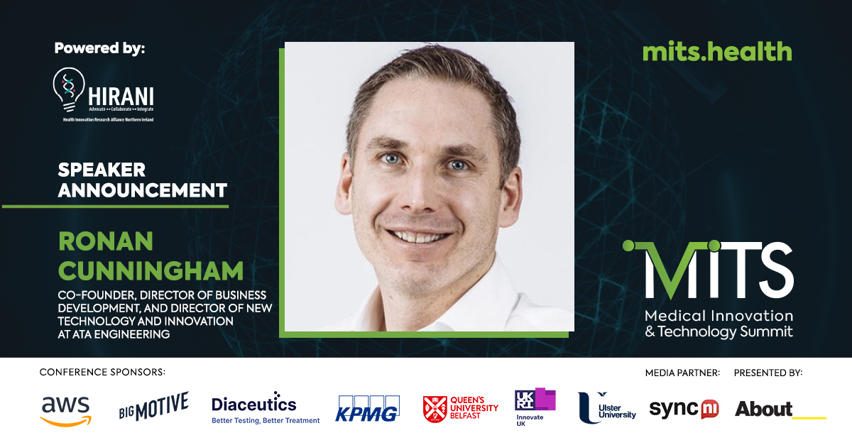 Speaker Announcement! 
Ronan Cunningham, Co-founder of New Technology and Innovation at ATA Engineering, will be speaking at the upcoming MITS conference in Belfast. 

Join us and register now for MITS to gain insights into the global industry eventbrite.com/e/medical-inno…

#MITS2023
