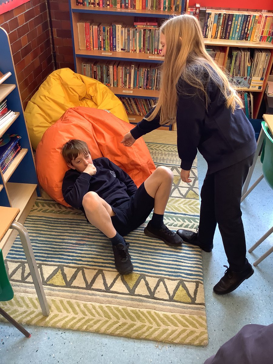 Y5_Fircroft's tweet photo. We used #storycubes to create freeze frames for #worldtheatreday2023 today https://t.co/MxNWnU4UTb