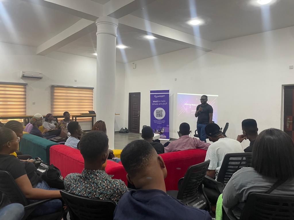Timothy_Ovie's tweet photo. Over the weekend, #PolygonGuildDelta held a great event that was focused on #Web3 & its real-world applications at FUPRE. The event can be summed up using theseΒ words >>> Web3,Β Use Cases, Africa then Global.Β β¨
Hopefully, we can start a workshop series here in a few months. ππ https://t.co/MuPcDml4Ja