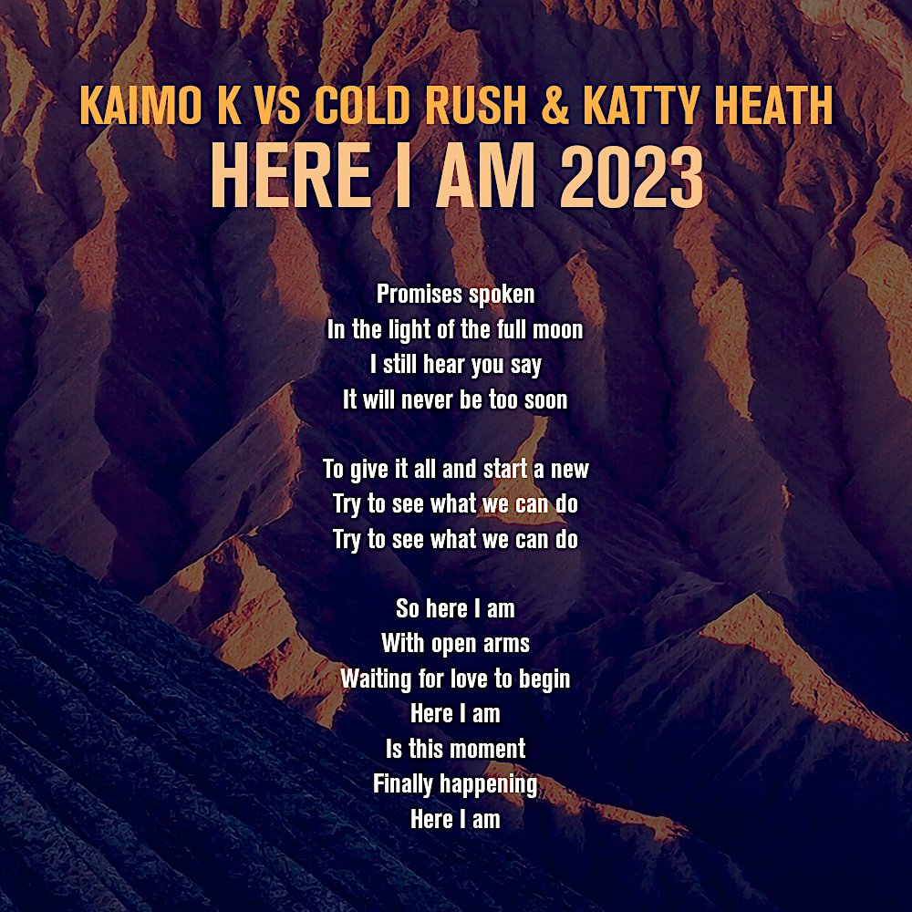 Sing along with @kattyheath! 🧡 #VocalTranceLyrics 🎤 The 2023 rework of 'Here I Am', her collab with @KaimoK & @ColdRushMusic is available on all portals: raznitzan.lnk.to/HereIAm2023 @RazNitzan