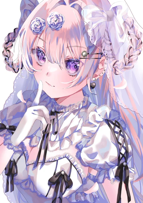 純白 