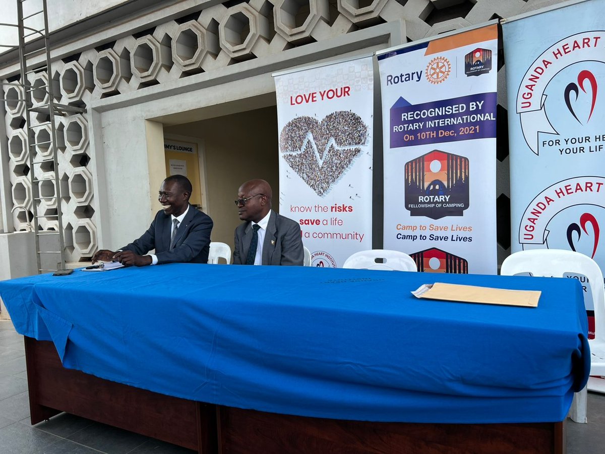 We are glad to have witnessed Governor Mike Sebalu Kennedy at the Cancer Institute today unveil the 5 beneficiaries of heart surgery courtesy of the Rotary Camping Fellowship.