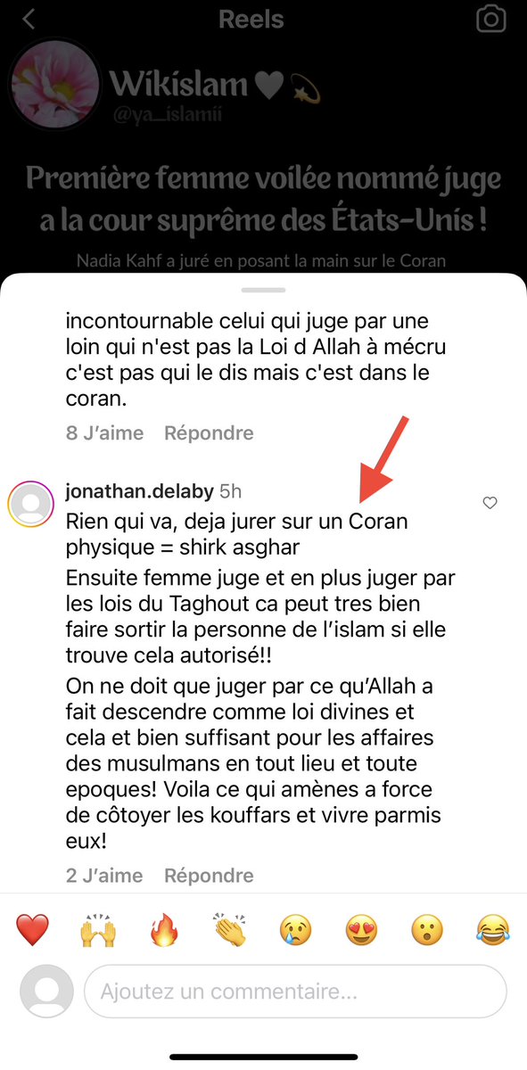 nmq_noor's tweet photo. 3- #NadiaKhaf « jurer sur un Coran physique , du #Shirk … En plus , juger par les lois du #Taghout , ça peut faire sortir de l’islam … »https://t.co/yPjzjtlkJj https://t.co/NifLtM6weV