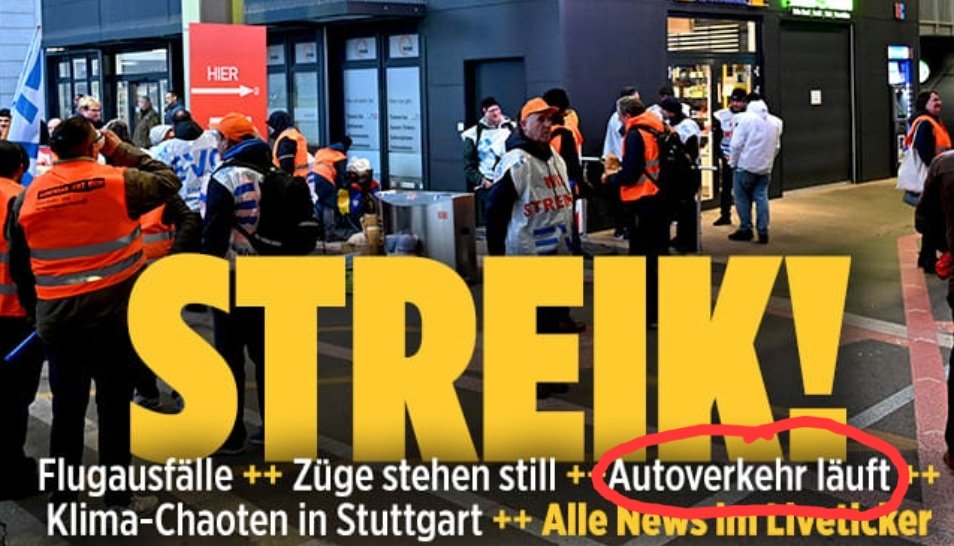 MIT_BW's tweet photo. Wem fällt was auf?
Als einzige Antwort auf totalitaristischen Kollektivismus erweist sich in der Realität stets auf Neue die individuelle Freiheit. Sie zu bewahren und zu stärken, muss für uns alle das primäre Ziel bleiben.
#Mobilität #Auto #Streiks https://t.co/Jl6wZJt4Kg