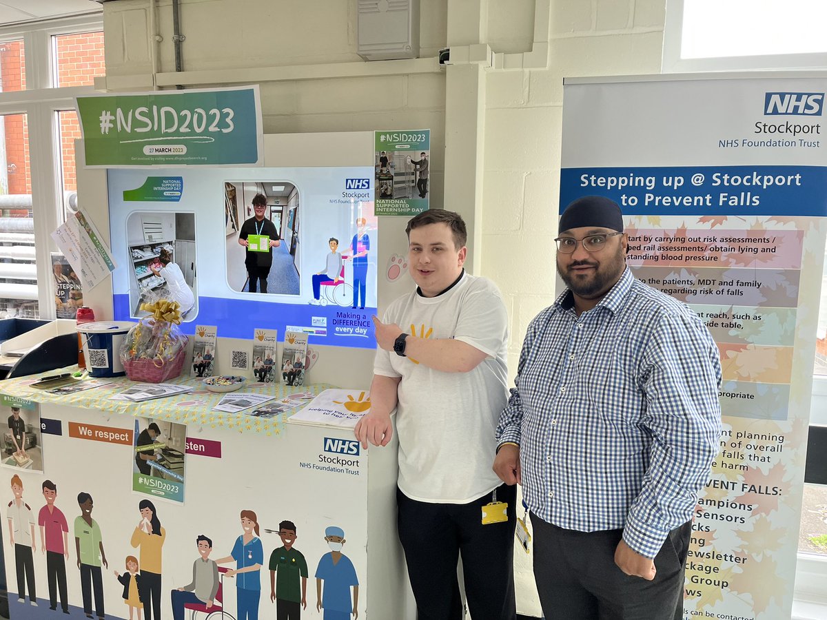 #NSID2023 Come see us before 2pm to get your raffle tickets in aid of <a href="/SNHSCharity/">Stockport NHS Charity</a> to win one of our Easter hampers 🥚 
<a href="/StockportNHS/">Stockport NHS FT</a> <a href="/weare_pure/">Pure Innovations</a> <a href="/StockportHomes/">Stockport Homes</a> <a href="/CheadleCollege/">The Cheadle College</a> <a href="/LearningDevelo5/">Learning & Development @ Stockport FT</a> <a href="/EqualStockport/">Equality & Inclusion Stockport NHS</a> <a href="/DuncanONeill2/">Duncan ONeill</a> <a href="/daljet86/">Daljet</a> <a href="/DawnMacroArt/">DawnMacroArt</a> <a href="/SHHstaffsupport/">Supporting NHS staff at Stepping Hill Hospital</a>