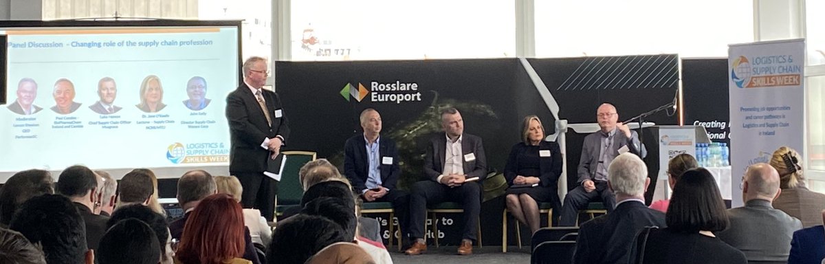 SkillsDublin's tweet photo. Two panel sessions as part of #LogisticsWeek focus on #Skills #BuildingTalent #LifeLongLearning keep an eye on nationwide events this week https://t.co/m6V3TB62AE https://t.co/X06VqsiDDt