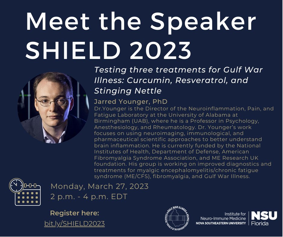 Meet the speakers of today's SHIELD Conference! Today at 2pm EDT!  Register here:  bit.ly/2023SHIELD 

#gwi #gulfwarillness #gulfwarillnessresearch