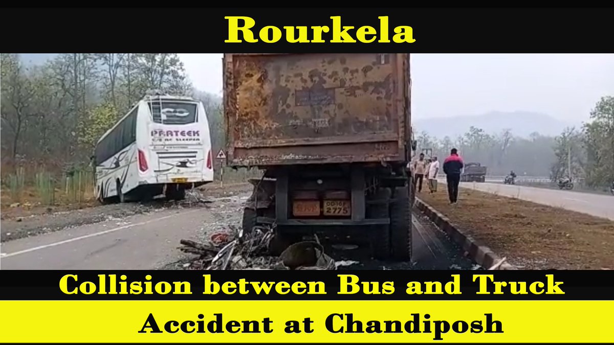 TitnRourkela's tweet photo. Chandiposh Bus accident watch this full video on Youtube link👇
https://t.co/NAVKlRK0W1
.
#TrendingNow #accidentnews https://t.co/cP3gSrxIr1