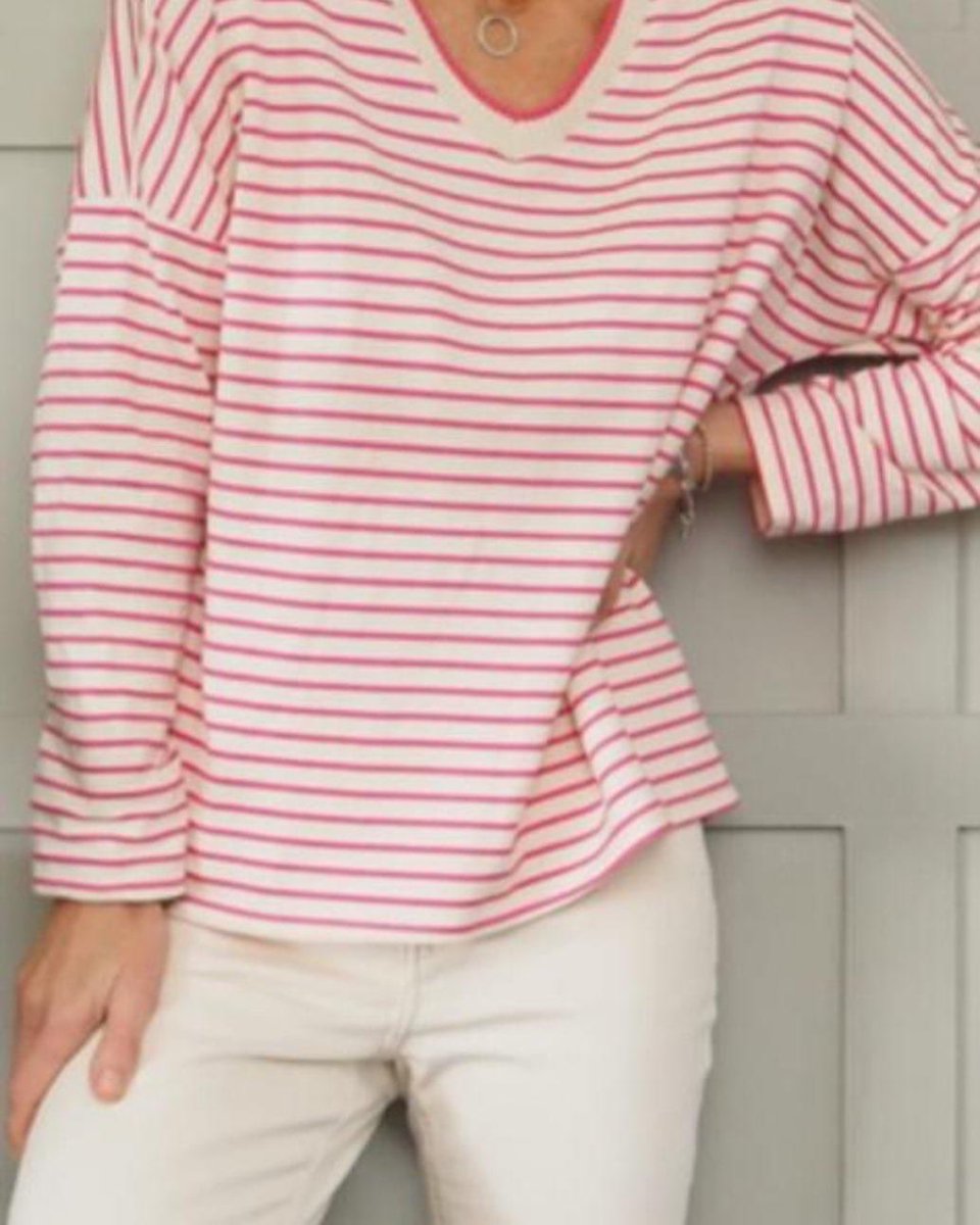catandmousebout's tweet photo. Kicking off the week in style and celebrating the Monday sunshine ☀️
#stripes #pink #breton #monday #mondaymotivation #mondaymood #newweek #spring #britishsummer #britishsummertime #newseason #clocksgoforward #schoolrunstyle #laidbackstyle #undonestyle #claygate #agelessstyle https://t.co/IqFENmrH0M