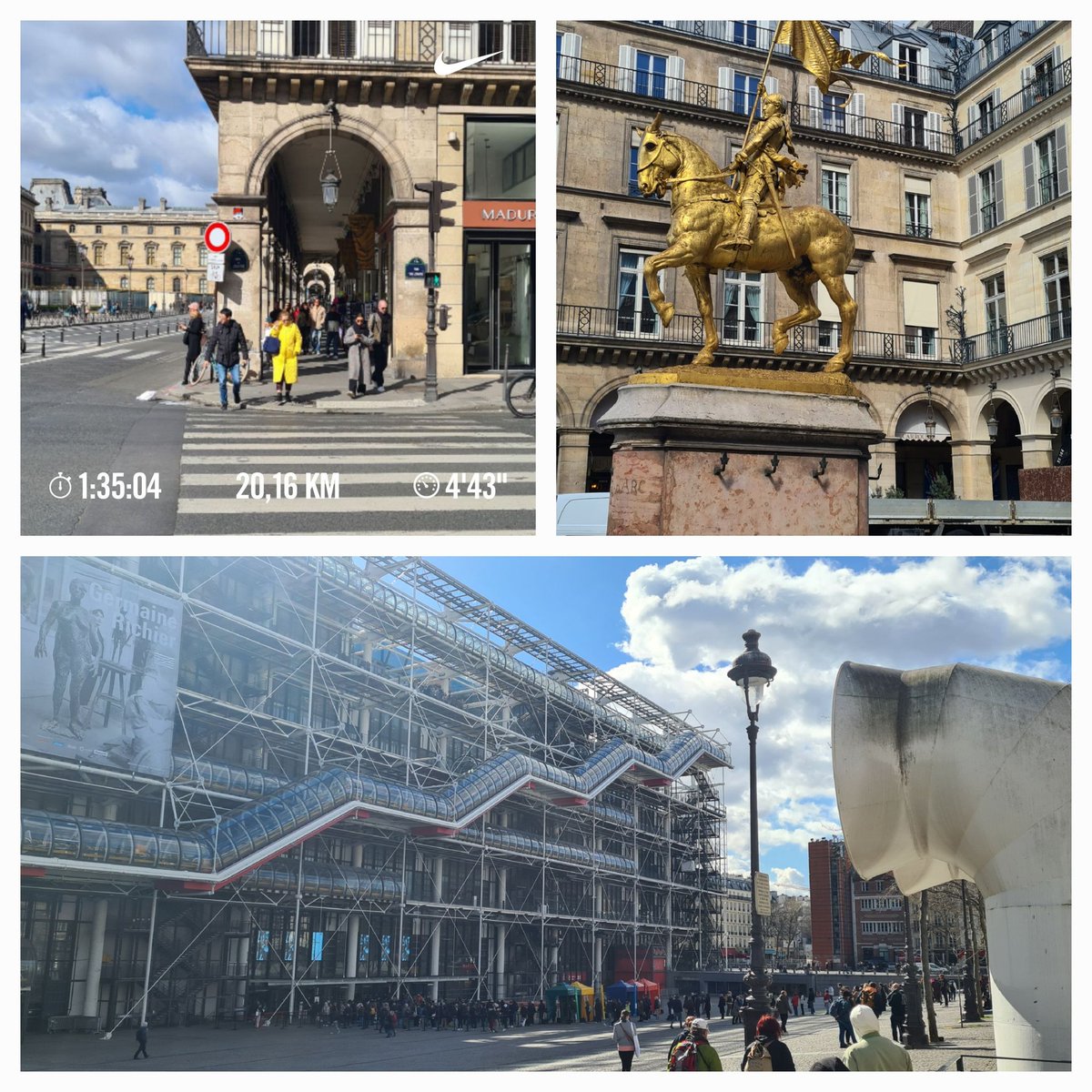 Parisian_Jp's tweet photo. Running in #Paris #Louvre,#pompidou 20km #france, #JustDoIt #nikerunning #outdoorrunning #run #nikeplus #thisisaboutrunning #MondayMotivation #RunningWithTumiSole #RunningMan #run #runchat #Nike #nikerunningclub #RunningMan #nikerunclub #FetchYourBody2023 https://t.co/SZeLnNtkdh
