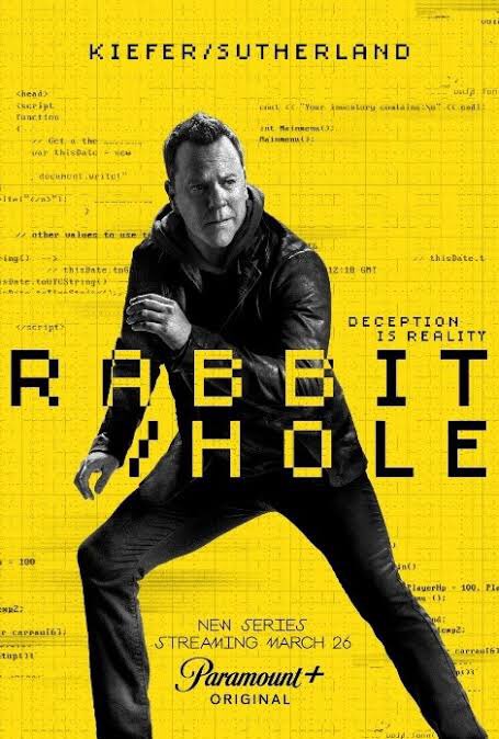 Finally Keifer ( Jack Bauer) returns to our screens. #RabbitHoleSeries