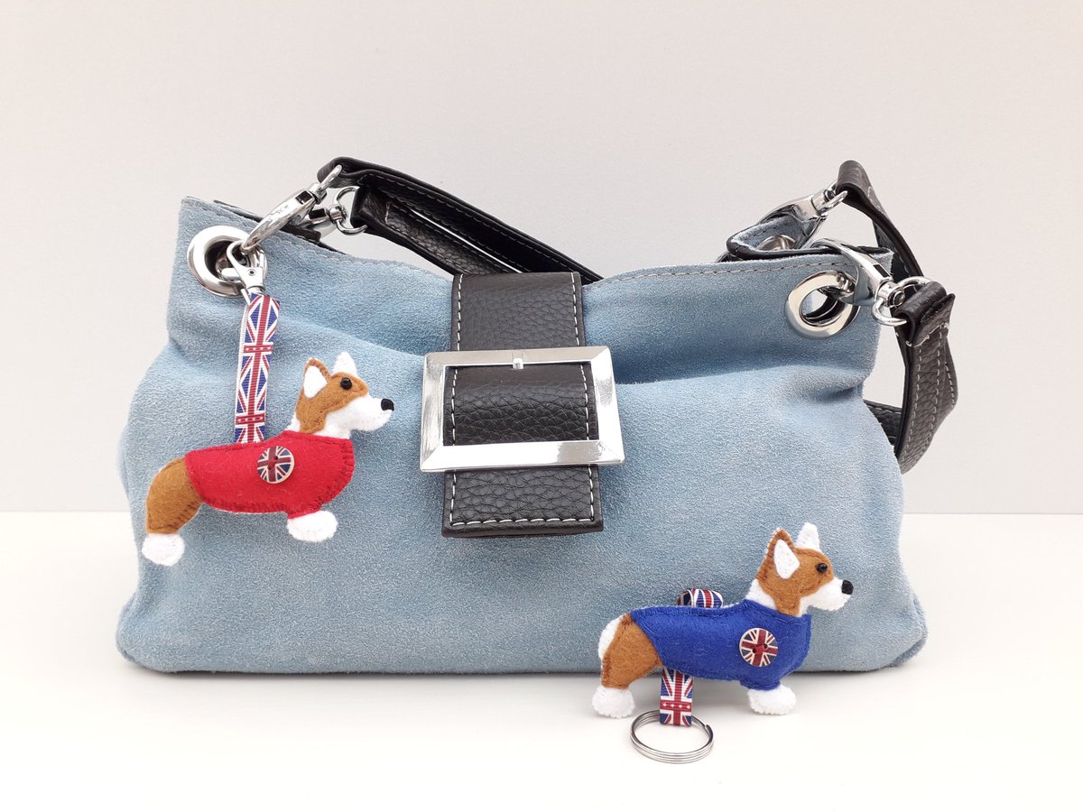 misheleneous's tweet photo. https://t.co/pCMWMlqpgH NEW! King Charles Coronation Pembroke Welsh Corgi bag charm or keyring. Limited Edition available Exclusively at @misheleneous via @numondaycom now! 🇬🇧 🐕 #mhhsbd #dogsoftwitter #eastergifts https://t.co/ZKfTyRQOLP