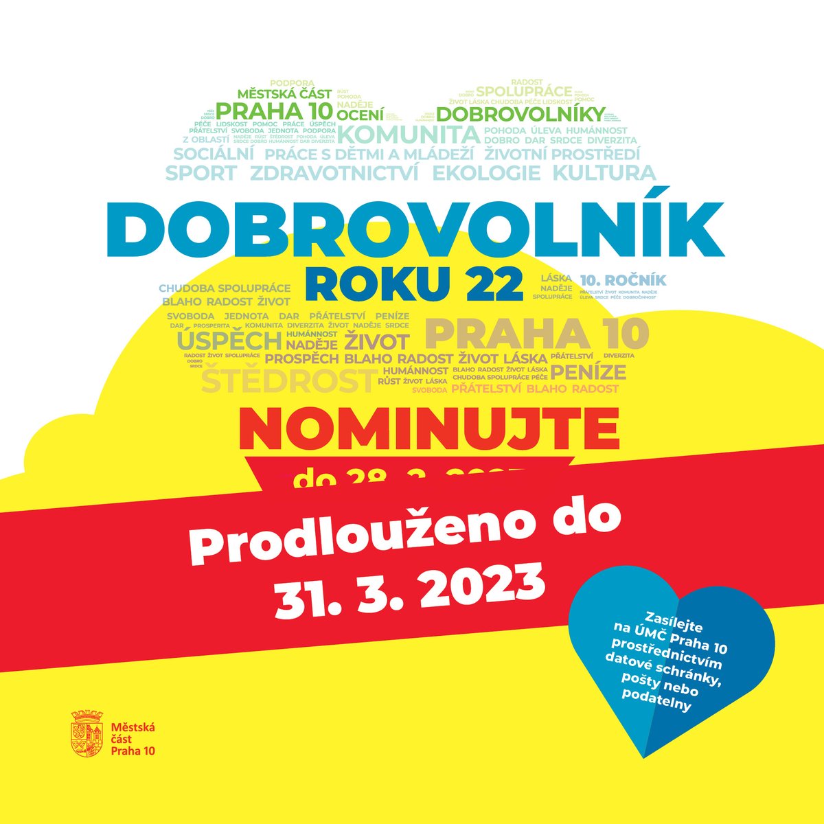 Už jen několik dní můžete navrhnout své favority na cenu Dobrovolník roku. 🏆 Již v desátém ročníku ankety můžete opět rozhodnout o tom, kdo bude ten nejlepší. Návrhy musí obsahovat veškeré náležitosti podle pravidel ankety, které jsou ke stažení zde: praha10.cz/dobrovolnik-ro…