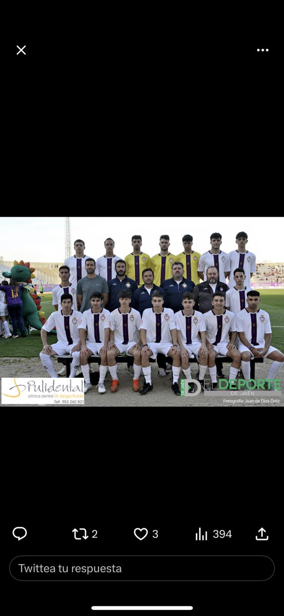 ¡caer juntos y levantarnos juntos!💜🤍🦎❗️<a href="/RealJaenCF/">Real Jaén C.F.</a>