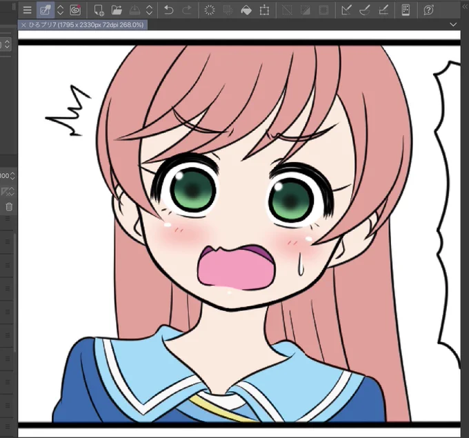 描いてますわよ〜〜☺️☺️☺️☺️ 