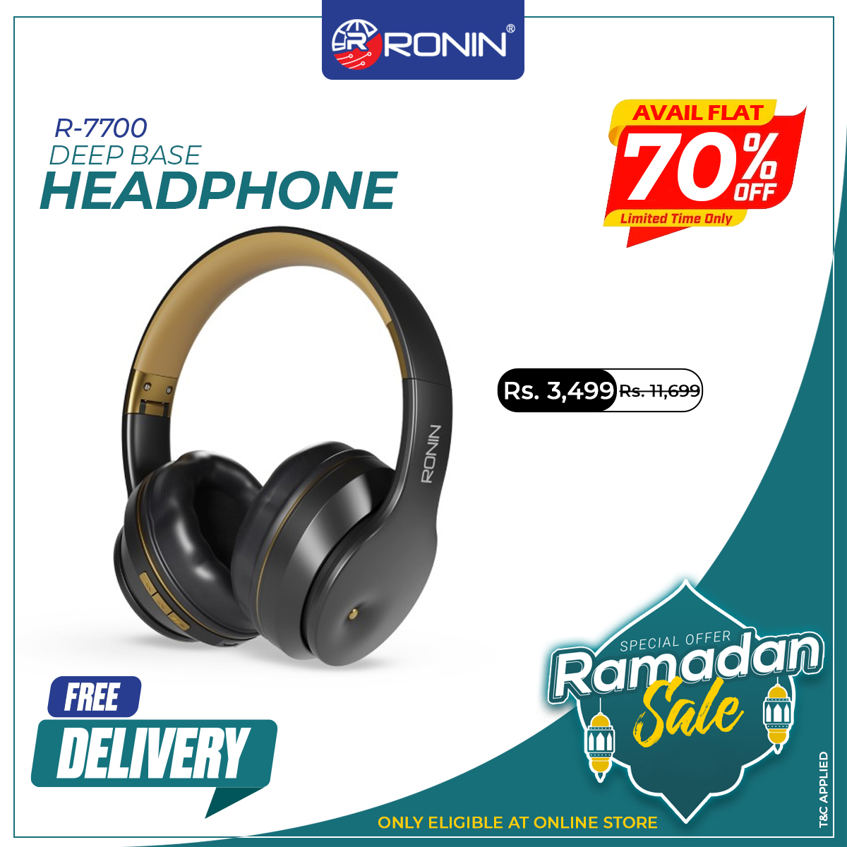Ronin_offical's tweet photo. Now get all these exciting Ronin products at flat 70% off in the biggest Ramadan Sale of the Year!

Visit Now: https://t.co/t8noeaTDbS

#roninpakistan #SaleAlert #products #travellerschoice #sale #LiveNow #freedeliveryservice #accessories #techsupport #techlovers #USB #headphones https://t.co/wwGletHj8T