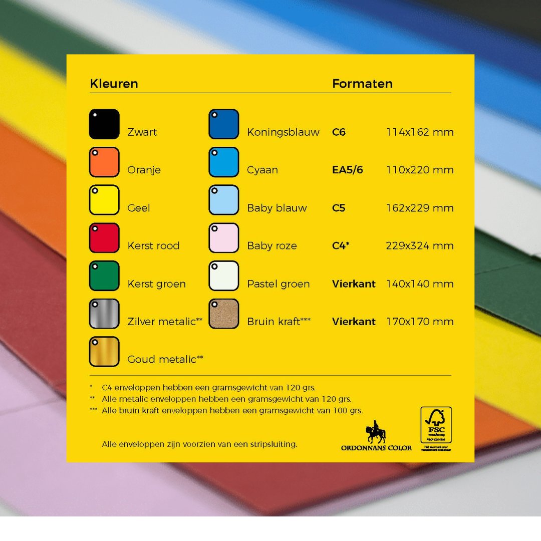 Fris en fruitig de week beginnen. 🤗
Vraag dan onze mooie kleurenwaaier aan. 
We hebben ze weer beschikbaar. 
Zo krijg je wel een beetje het "lente" 💐 gevoel toch?
Laat een bericht hieronder achter of mail ons info@devb.nl
#gekleurd #kleur #enveloppen #goud #zilver #allekleuren