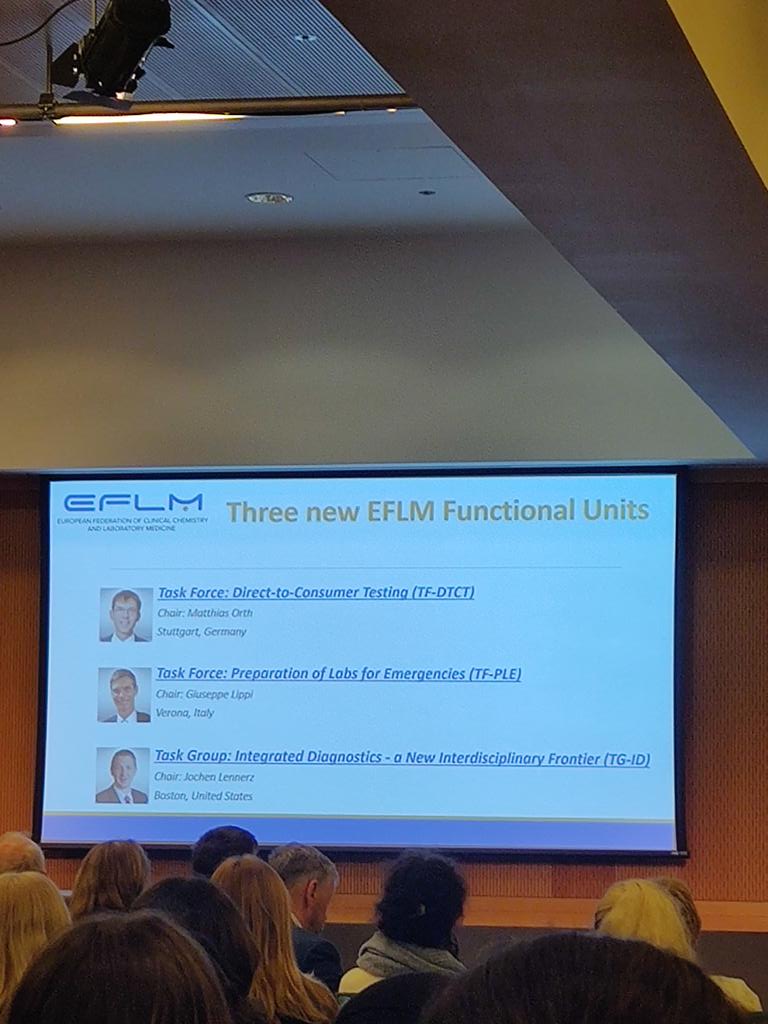 @_EFLM Task Forces recently formed #BioMedica #Laboratorymedicine