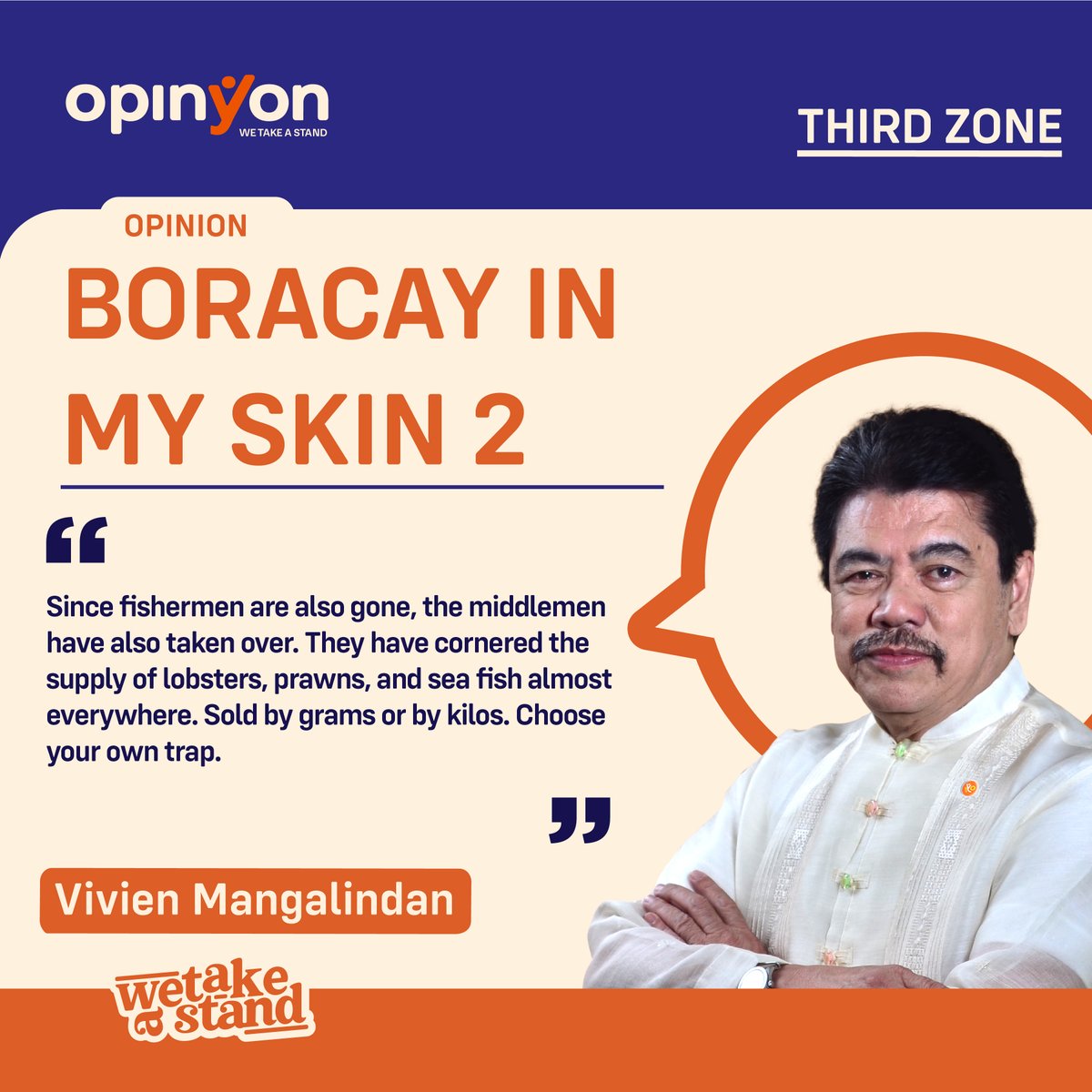 OpinYonNews's tweet photo. BORACAY IN MY SKIN 2
By Boboy Yonzon
Read more
https://t.co/99vBZnjmtx
#Boracay #MySkin #Fishermen #Third #Zone #ThirdZone #Column https://t.co/jIByE1DVTq