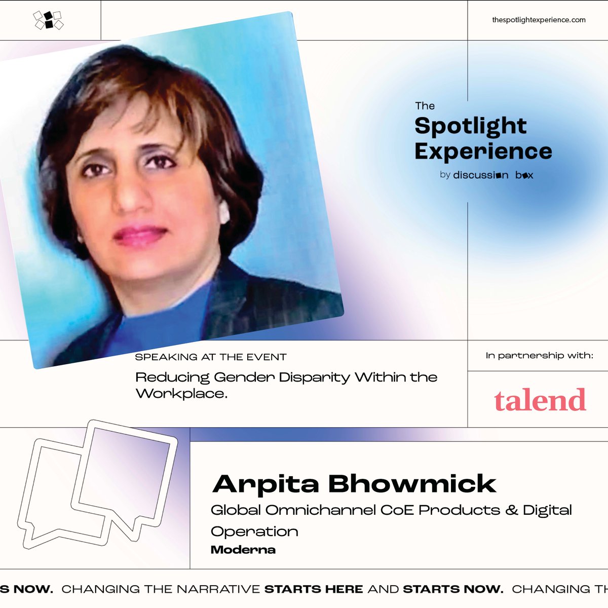 thepanelle's tweet photo. You can learn more about this event here: https://t.co/xY2VbXFRR4
 
"Spotlight, changing representation for women one conversation at a time!" 🎤 (2) https://t.co/dx8ppXvrzs