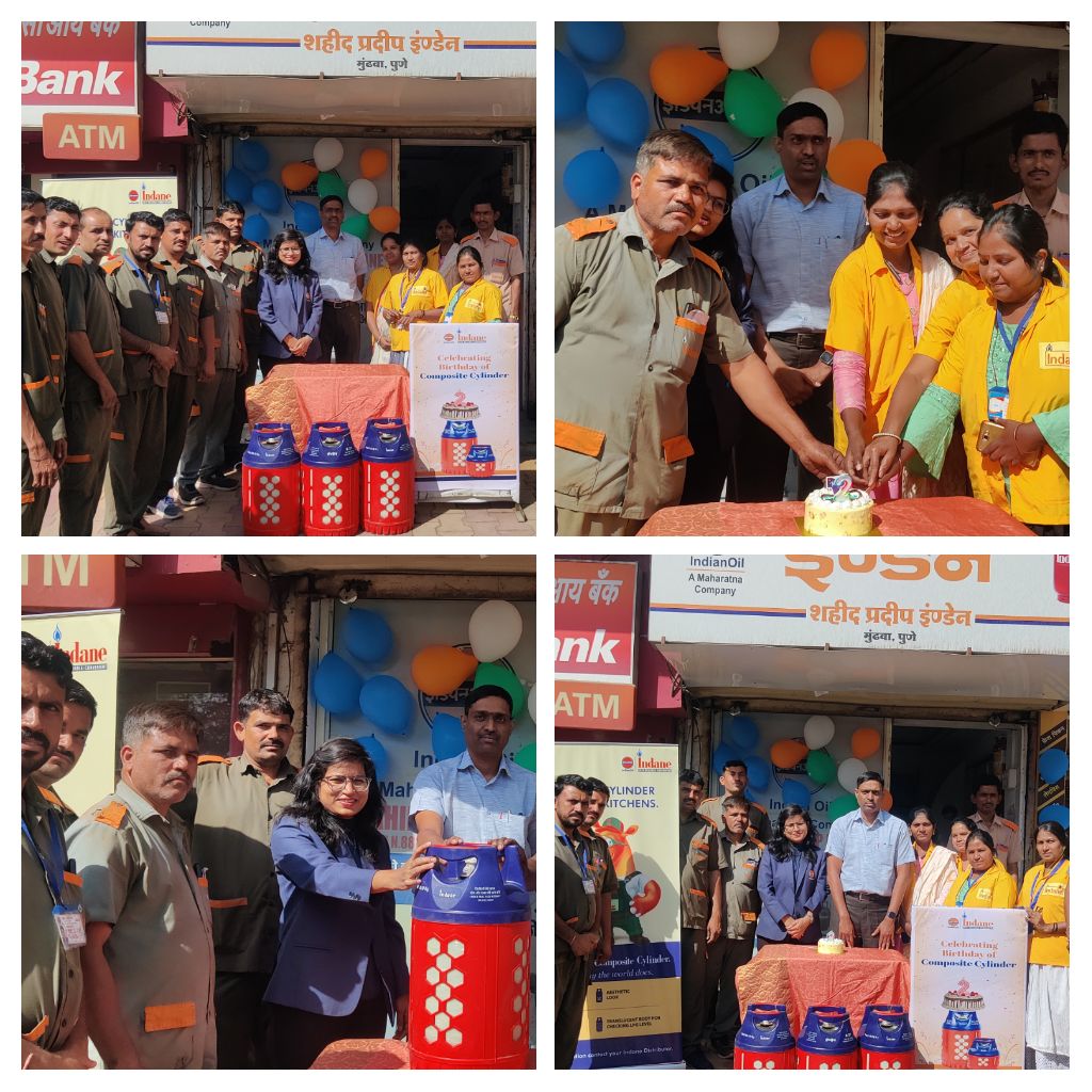 Indane_Pune's tweet photo. 2nd Birthday of #Indane Composit Cylinder celebrated at M/s Shahid Pradip Indane, Pune in presence of Distributor Staff and Customers. #CompositeBday @IndianOilcl @ChairmanIOCL @DirMktg_iocl @ED_MSO @IOC_Maharashtra https://t.co/aKmEGMBvkU