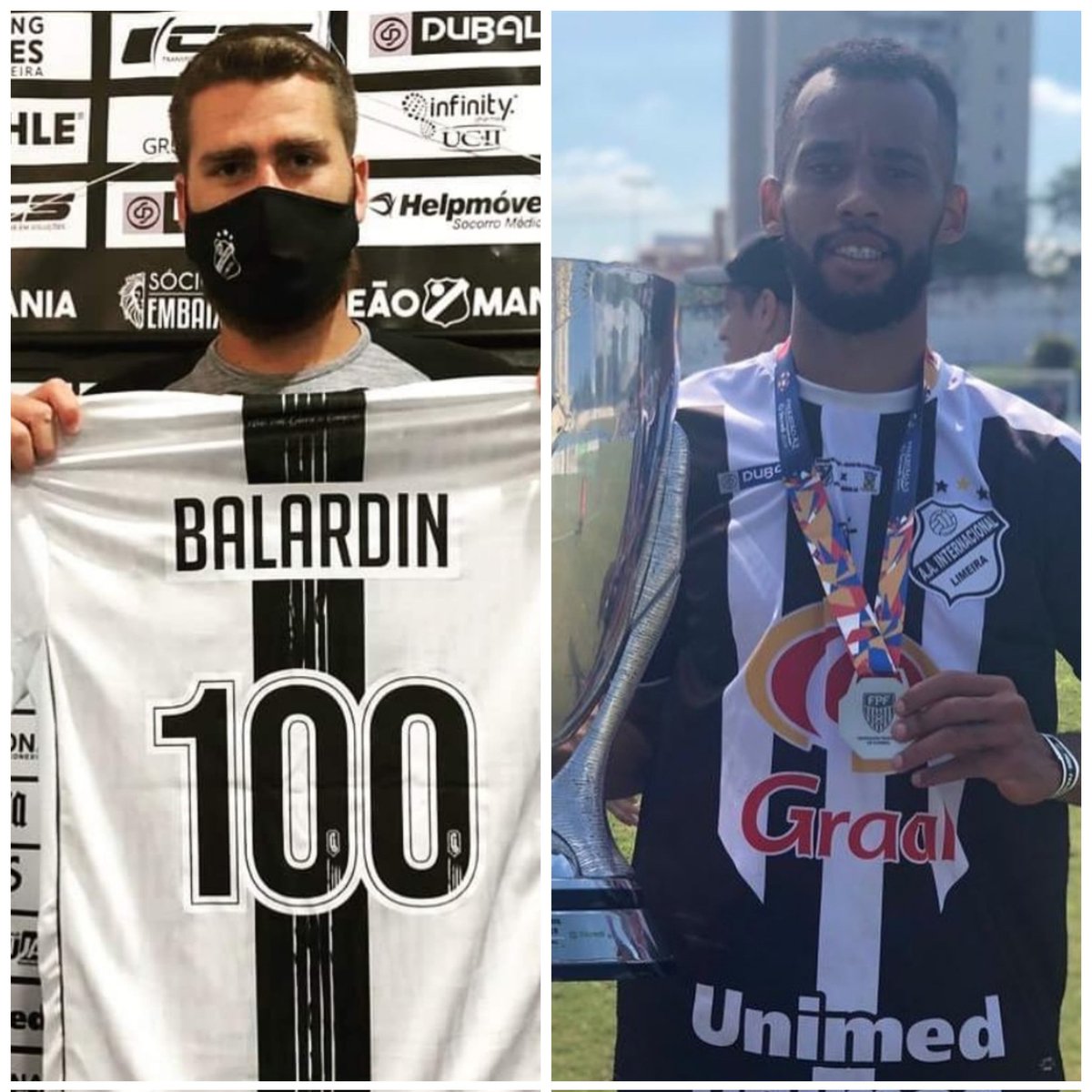 leaomilgraulim's tweet photo. Jogadores que estão livres no mercado e que a diretoria poderia investir para essa Serie D.

Balardin e Marquinhos fazem parte da história recente do Leão, estão entre os jogadores que mais vestiram o manto

Ambos com a rescisão já publicaca no BID da CBF.

ALÔ DIRETORIA! https://t.co/S1jGEhgsD5