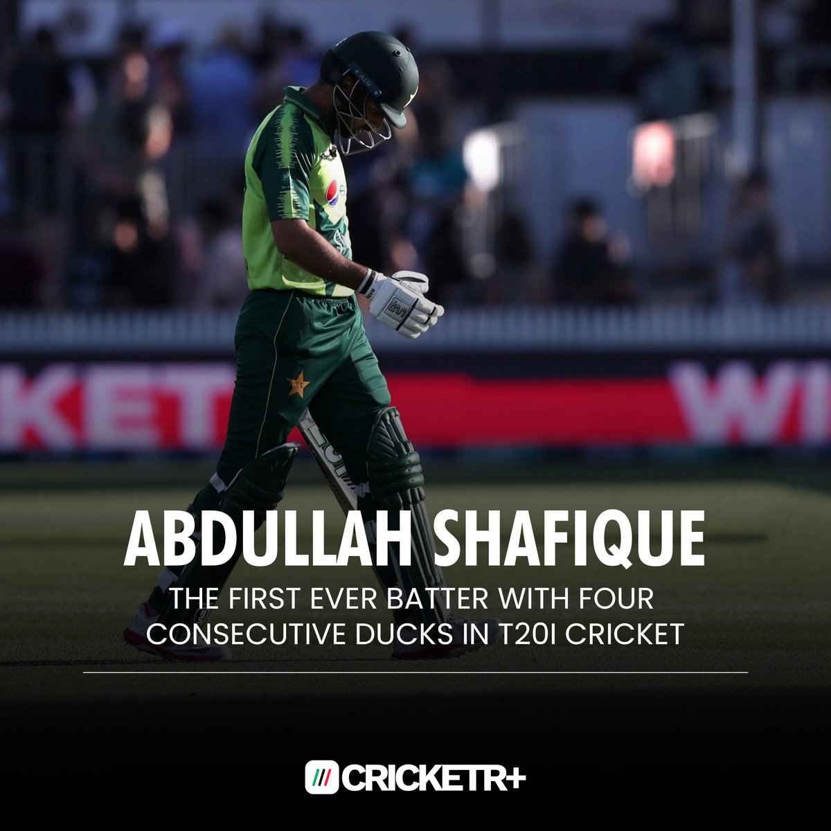 UPDATES 🚨
An unwanted record for Abdullah Shafique early in his career

#AbdullahShafique #PAKvAFG #AFGvPAK #T20ICricket
@imabd28