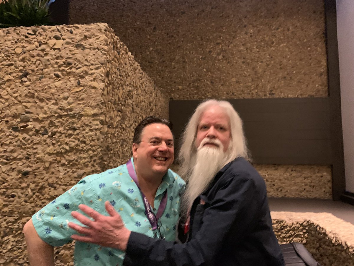 Too many great memories from this years <a href="/GaryCon/">Gary Con</a>! Stayed busy DMing three times, three Seminars, and multiple Gabbins. Highlight would be DMing for <a href="/TheEdVerse/">Ed Greenwood</a> in person! Many upcoming future shows with guests met here!  Chat soon! Twitch.tv/lordgosumba #DnD #ttrpg #garycon