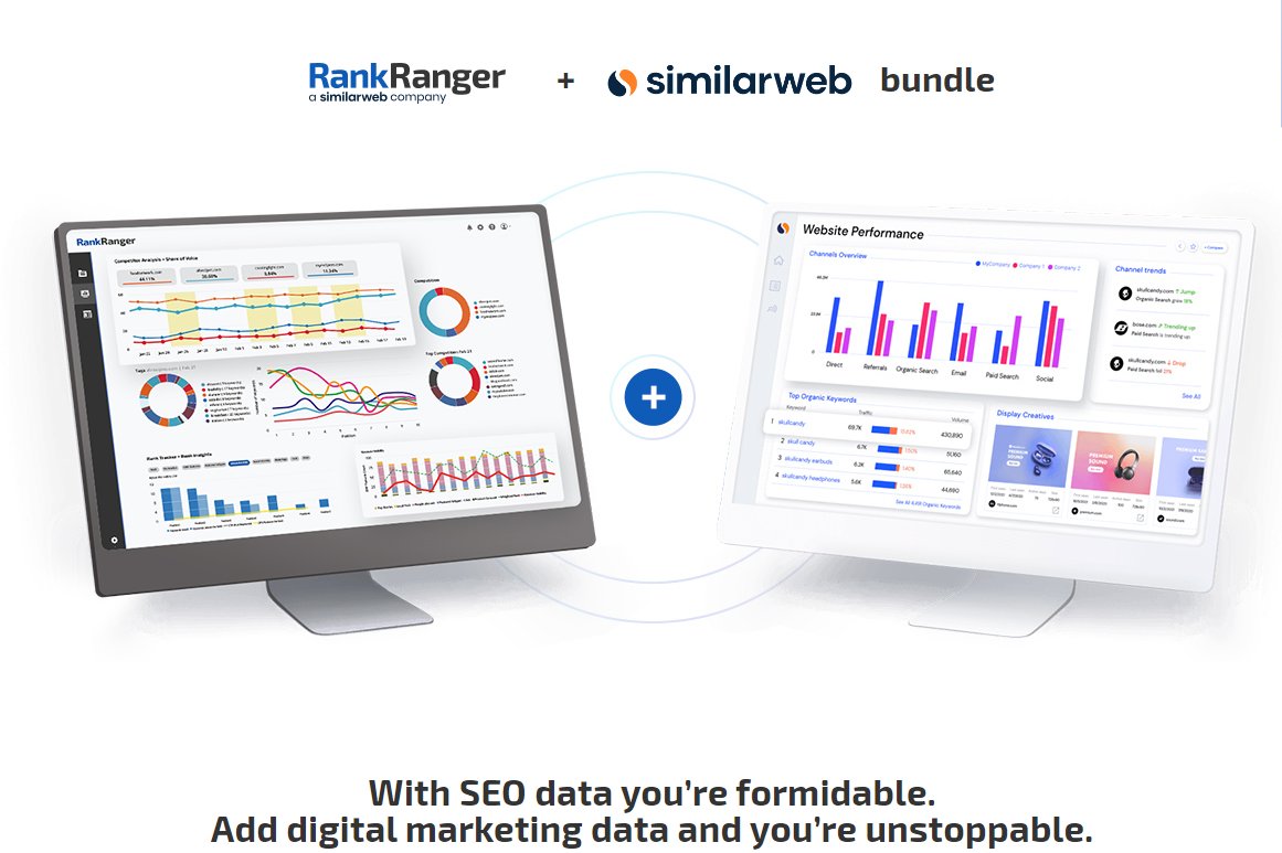 JoelJanovsky's tweet image. Rank Ranger & Similarweb software bundle:
With #SEO data, you're formidable.
Add #DigitalMarketing data, and you're unstoppable!
Find out more here
bit.ly/40n1R5b
#SEOsoftware