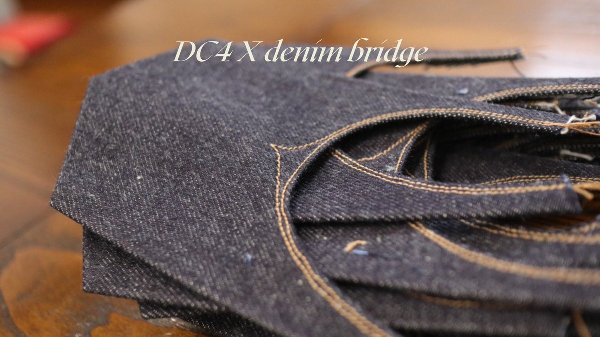 denimba's tweet photo. 微妙なカーブを描くコインポケットのステッチ。
ここは、個体差が出やすい部分です。
Subtly curved coin pocket stitching.
This is where individual differences tend to show. https://t.co/iSYnmZDrTb