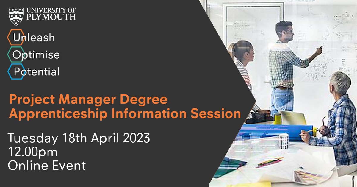 Apprentice_UoP's tweet photo. 📣 Calling all #ProjectManagers 📣

Did you miss our in person information session last week? 

Fear not we have an online session fast approaching. Register to find out more about our #ProjectManager #DegreeApprenticeship.

https://t.co/KPWCLnyxQo https://t.co/aAJ8LqOqYm