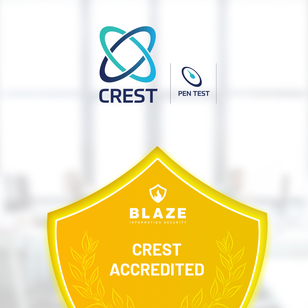 Blaze is now a CREST-accredited penetration testing provider. We are proud to count #CREST as one of our accreditations and will continue to provide world-class #cybersecurity services to our clients.