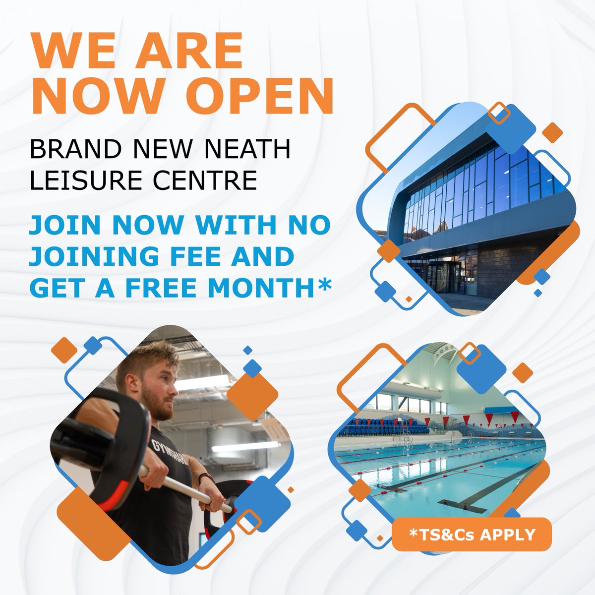 Only 5 days left to claim our offer! 📢

What we offer:
5 Gyms
4 Swimming Pools 
Over 150 classes per week*
All Racquet Sports
New Health Suite

Along with a full induction personal fitness programme to help you get started!

Sign up today 👇

newneathleisure.co.uk