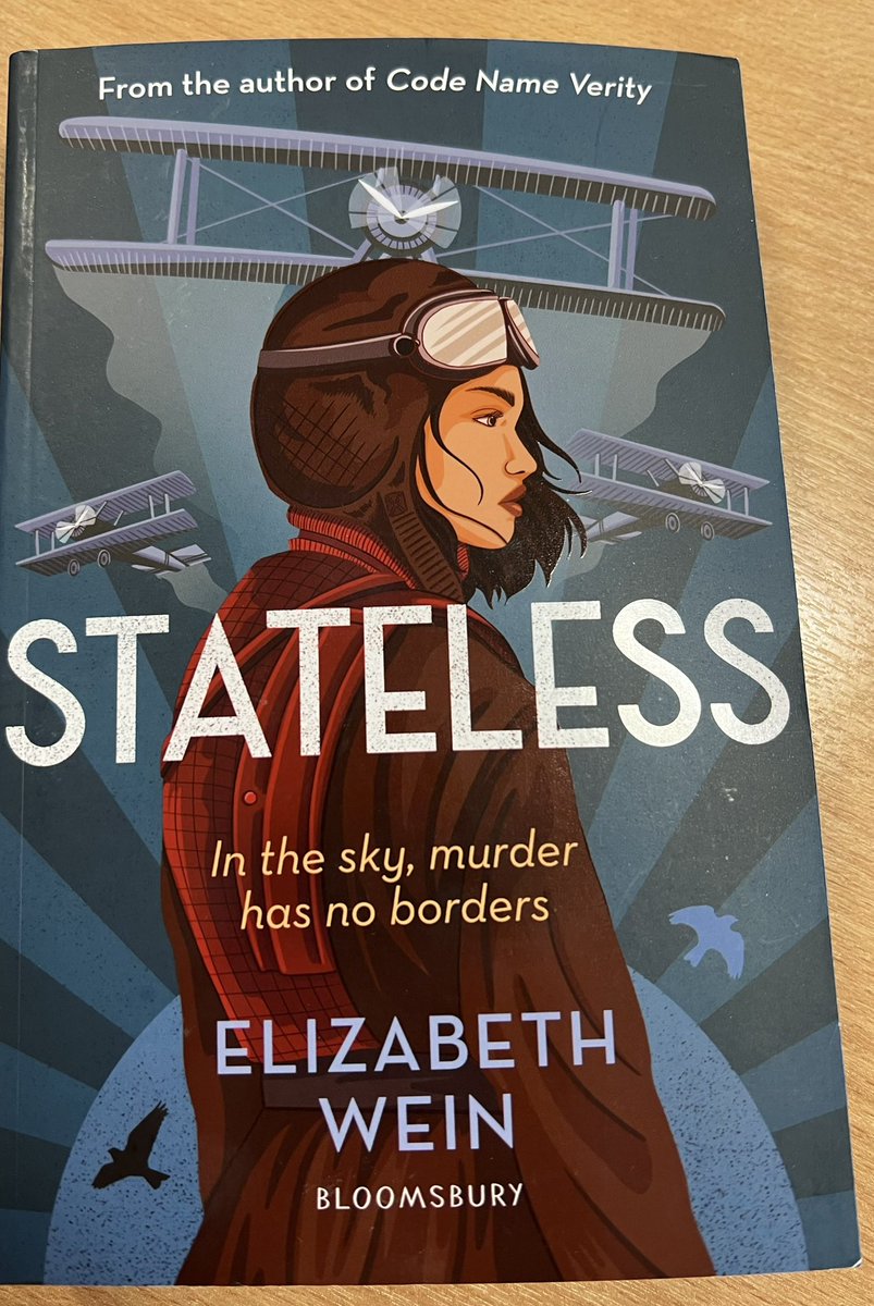 SASB_English's tweet photo. Congratulations to Eva in S2 who won a copy of @EWein2412’s new book ‘Stateless’ as winner of our White Eagles Creative Writing project. Thank you to Elizabeth for all her feedback on pupils’ work. ‘Stateless’ is an exciting & tense mystery novel set in Europe in 1937. #SASBReads https://t.co/LovUSoVrT2