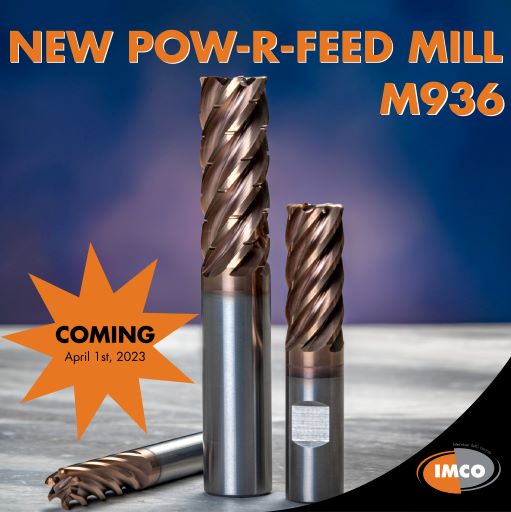 IMCOUSA's tweet image. ⚡M936 POW-R-FEED Mill⚡

The countdown is on! Only 5 more days until our new product, the M936 POW-R-FEED Mill, is released!

Make sure you check them out: bit.ly/3yeCwh5
Contact us or your local sales rep with any questions!

#imcousa #productlaunch #POWRFEED #M936