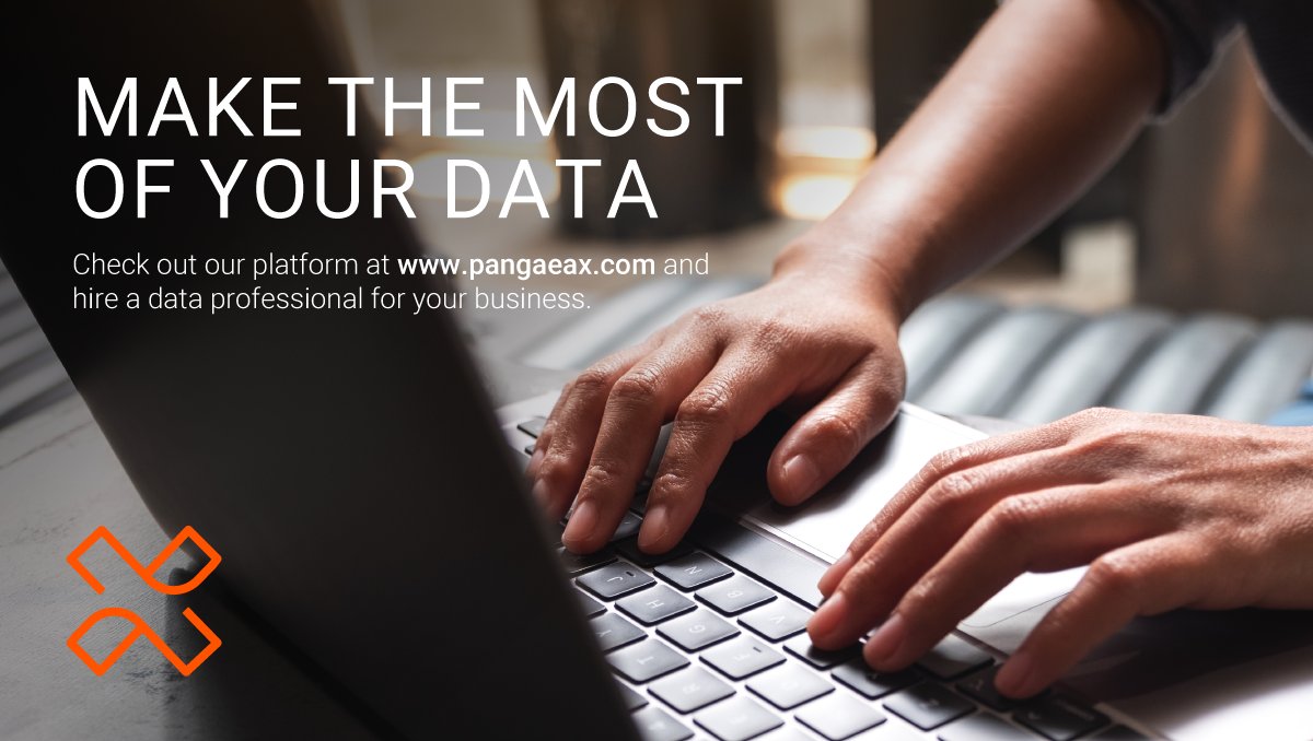 Pangaea_X_'s tweet image. In a world where #data is constantly being generated, it&apos;s more important than ever to have someone who knows how to analyse it. Data analytics is essential for understanding trends and patterns, and making informed decisions. 

Check out our platform. Hire a #dataprofessional.