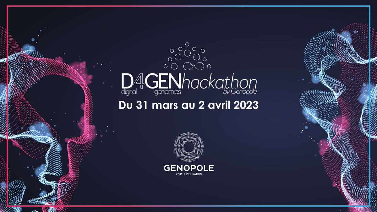 BeMyAppFR's tweet photo. ⏳ J-5 avant le #Hackathon #D4GEN @Genopole
Il ne nous manque plus que 10 étudiants pour compléter les équipes !
🧬 Viens rencontrer les experts de l’#IA & acquérir de nouvelles compétences en gestion de données massives.
Inscriptions gratuites https://t.co/nvC2No3a3f https://t.co/63DoiOs983